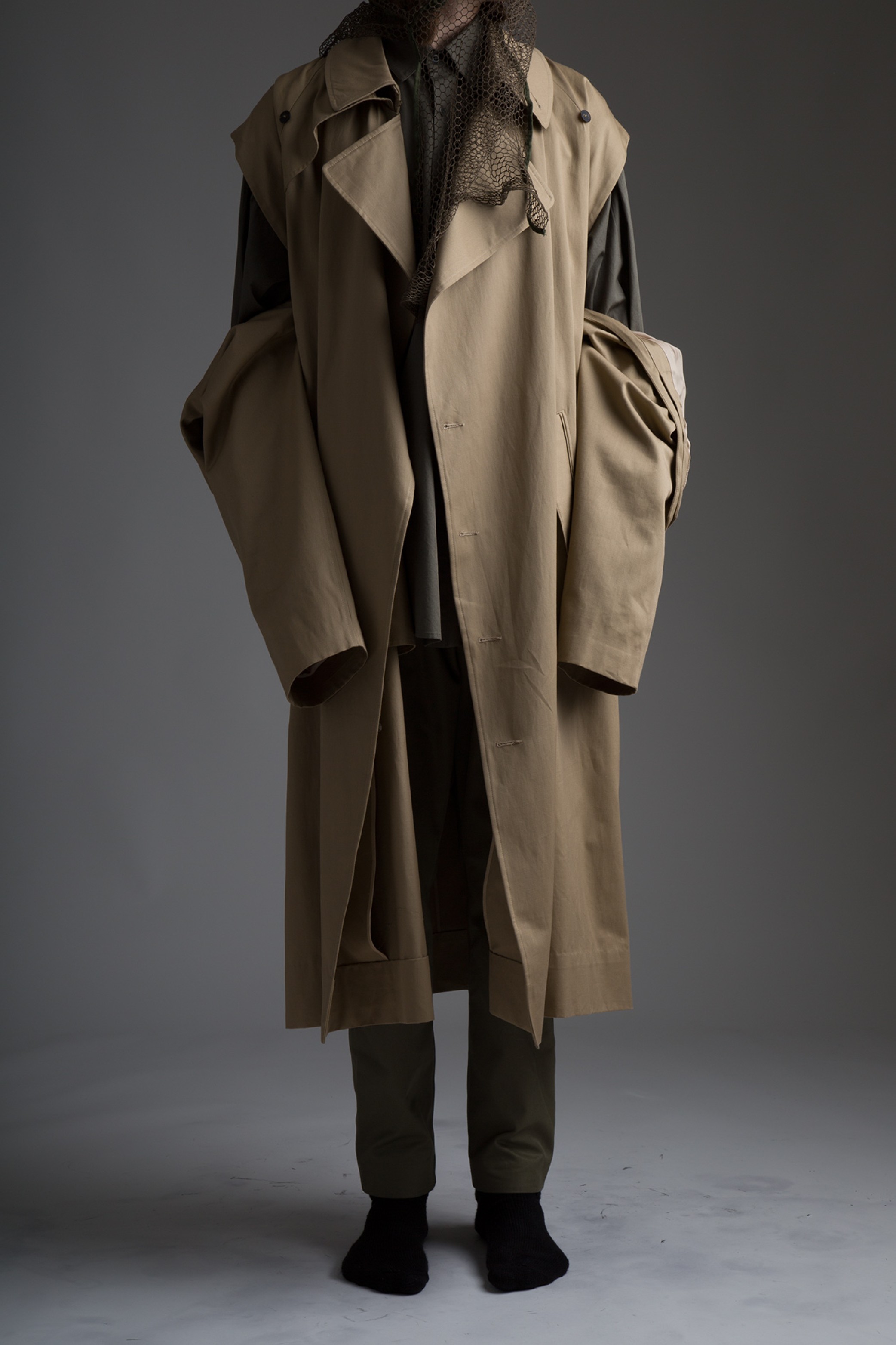 Hed Mayner Trench Coat